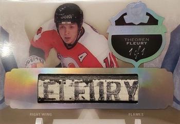 2016-17 Upper Deck The Cup - Property Of... Stick Nameplate #PO-TF Theoren Fleury Front