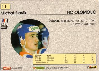 1994-95 APS Extraliga (Czech) #11 Michal Slavik Back