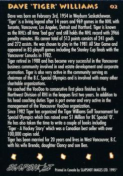 1994-95 Slapshot Vancouver VooDoo (RHI) #NNO Dave 