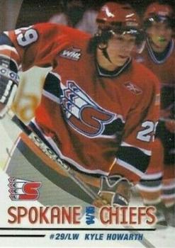 2004-05 Grandstand Spokane Chiefs (WHL) #NNO Kyle Howarth Front