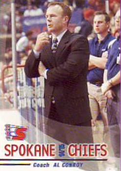 2004-05 Grandstand Spokane Chiefs (WHL) #NNO Alan Conroy Front