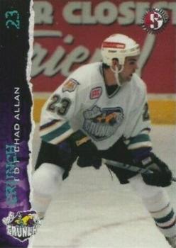 1996-97 SplitSecond Syracuse Crunch (AHL) #NNO Chad Allan Front