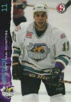 1996-97 SplitSecond Syracuse Crunch (AHL) #NNO Ian McIntyre Front