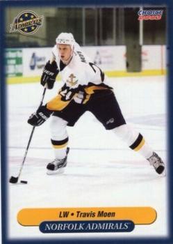 2002-03 Choice Norfolk Admirals (AHL) #17 Travis Moen Front