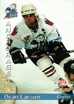 1999-00 Grandstand Anchorage Aces (WCHL) #NNO Dean Larson Front