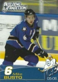 2005-06 Concord Pacific Kootenay Ice (WHL) #NNO Michael Busto Front