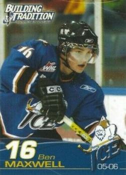 2005-06 Concord Pacific Kootenay Ice (WHL) #NNO Ben Maxwell Front