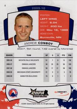 2009-10 Extreme Hamilton Bulldogs (AHL) #NNO Andrew Conboy Back