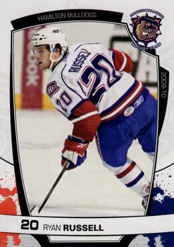 2009-10 Extreme Hamilton Bulldogs (AHL) #NNO Ryan Russell Front