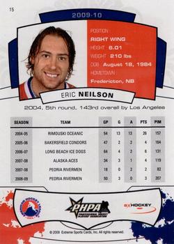 2009-10 Extreme Hamilton Bulldogs (AHL) #NNO Eric Neilson Back