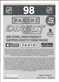 2017-18 Panini Stickers #98 Carey Price Back