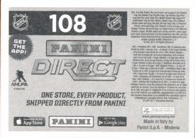 2017-18 Panini Stickers #108 New Jersey Devils Logo Back
