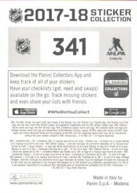 2017-18 Panini Stickers #341 Dustin Brown Back