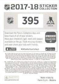2017-18 Panini Stickers #395 Colton Parayko Back