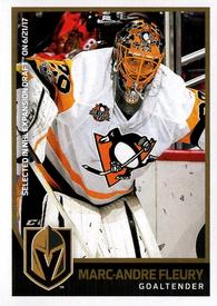 2017-18 Panini Stickers #421 Marc-Andre Fleury Front