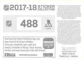 2017-18 Panini Stickers #488 Washington Capitals vs. Pittsburgh Penguins Back