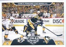 2017-18 Panini Stickers #497 Stanley Cup Finals Game 5 Front