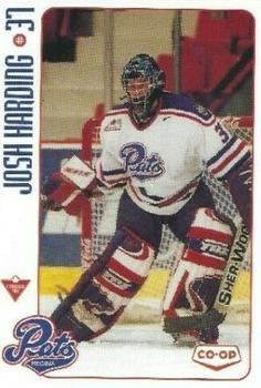 2001-02 Canadian Tire Regina Pats (WHL) #NNO Josh Harding Front