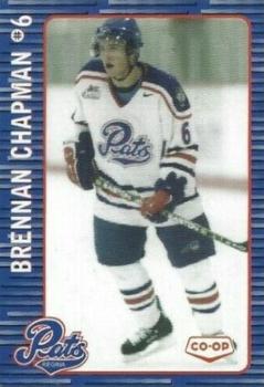 2002-03 Co-op Regina Pats (WHL) #NNO Brennan Chapman Front