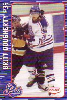 2002-03 Co-op Regina Pats (WHL) #NNO Britt Dougherty Front