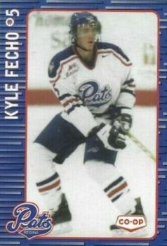 2002-03 Co-op Regina Pats (WHL) #NNO Kyle Fecho Front