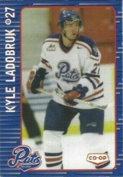 2002-03 Co-op Regina Pats (WHL) #NNO Kyle Ladobruk Front