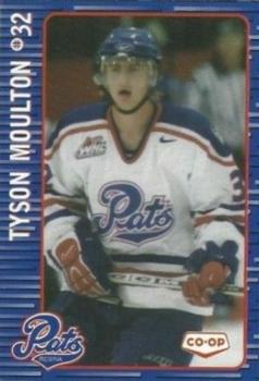2002-03 Co-op Regina Pats (WHL) #NNO Tyson Moulton Front