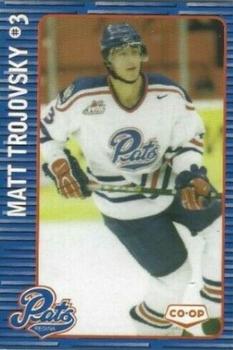 2002-03 Co-op Regina Pats (WHL) #NNO Matej Trojovsky Front