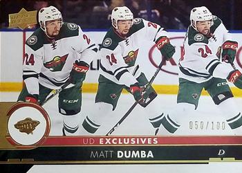 2017-18 Upper Deck - UD Exclusives #98 Matt Dumba Front