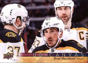 2017-18 Upper Deck - UD Canvas #C7 Brad Marchand Front