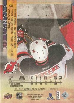 2017-18 Upper Deck - UD Canvas #C51 Andy Greene Back
