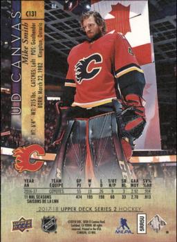 2017-18 Upper Deck - UD Canvas #C131 Mike Smith Back