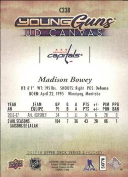 2017-18 Upper Deck - UD Canvas #C238 Madison Bowey Back