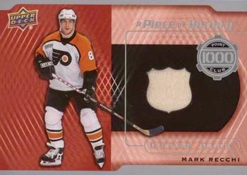 2017-18 Upper Deck - A Piece of History 1000 Point Club #PC-MR Mark Recchi Front