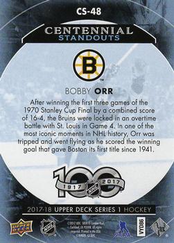 2017-18 Upper Deck - Centennial Standouts #CS-48 Bobby Orr Back