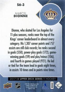 2017-18 Upper Deck - The Second Six #S6-3 Marcel Dionne Back