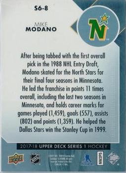 2017-18 Upper Deck - The Second Six #S6-8 Mike Modano Back