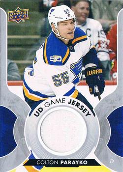 2017-18 Upper Deck - UD Game Jerseys #GJ-CP Colton Parayko Front