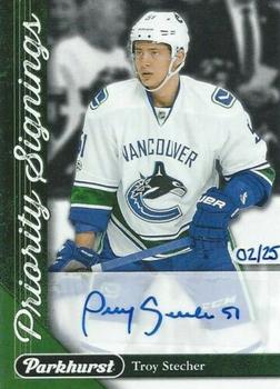 2017-18 Upper Deck Toronto Fall Expo - Parkhurst Priority Signings #PS-TS Troy Stecher Front