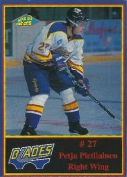 1997-98 Saskatoon Blades (WHL) #NNO Petja Pietilainen Front