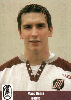1998-99 Hershey Bears (AHL) #2 Marc Denis Front