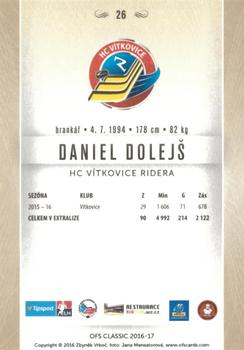 2016-17 OFS Classic Serie I #26 Daniel Dolejs Back