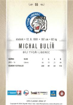 2016-17 OFS Classic Serie I #55 Michal Bulir Back