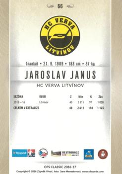 2016-17 OFS Classic Serie I #66 Jaroslav Janus Back
