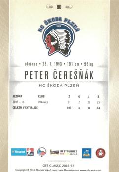 2016-17 OFS Classic Serie I #80 Peter Ceresnak Back