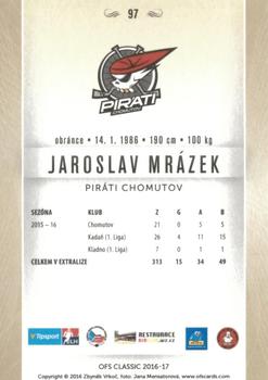 2016-17 OFS Classic Serie I #97 Jaroslav Mrazek Back