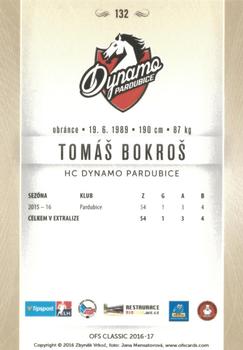 2016-17 OFS Classic Serie I #132 Tomas Bokros Back