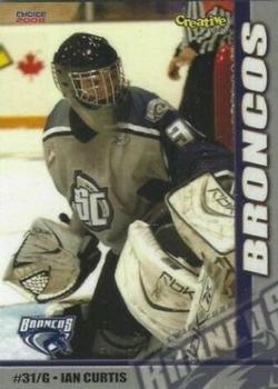 2007-08 Choice Swift Current Broncos (WHL) #NNO Ian Curtis Front