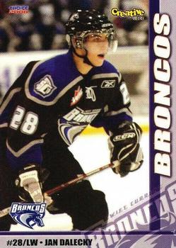 2007-08 Choice Swift Current Broncos (WHL) #NNO Jan Dalecky Front