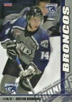 2007-08 Choice Swift Current Broncos (WHL) #NNO Justin Dowling Front